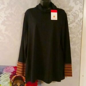 MarleyLily Long Sleeve Hi Neck Top XL